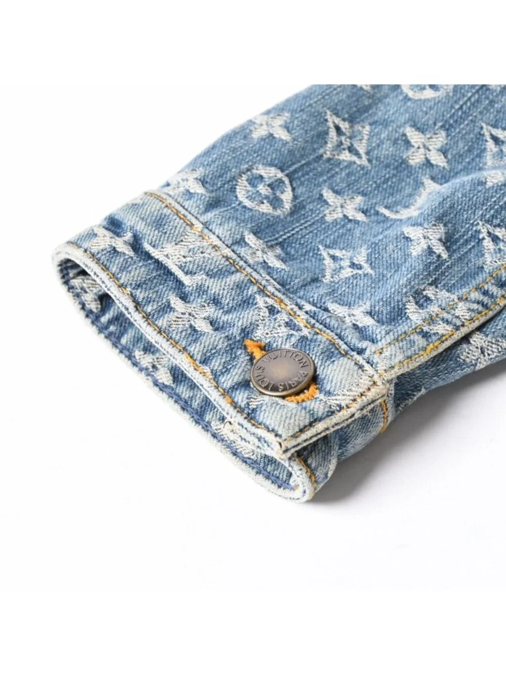 Louis Vuitton Monogram Denim Jacket Blue